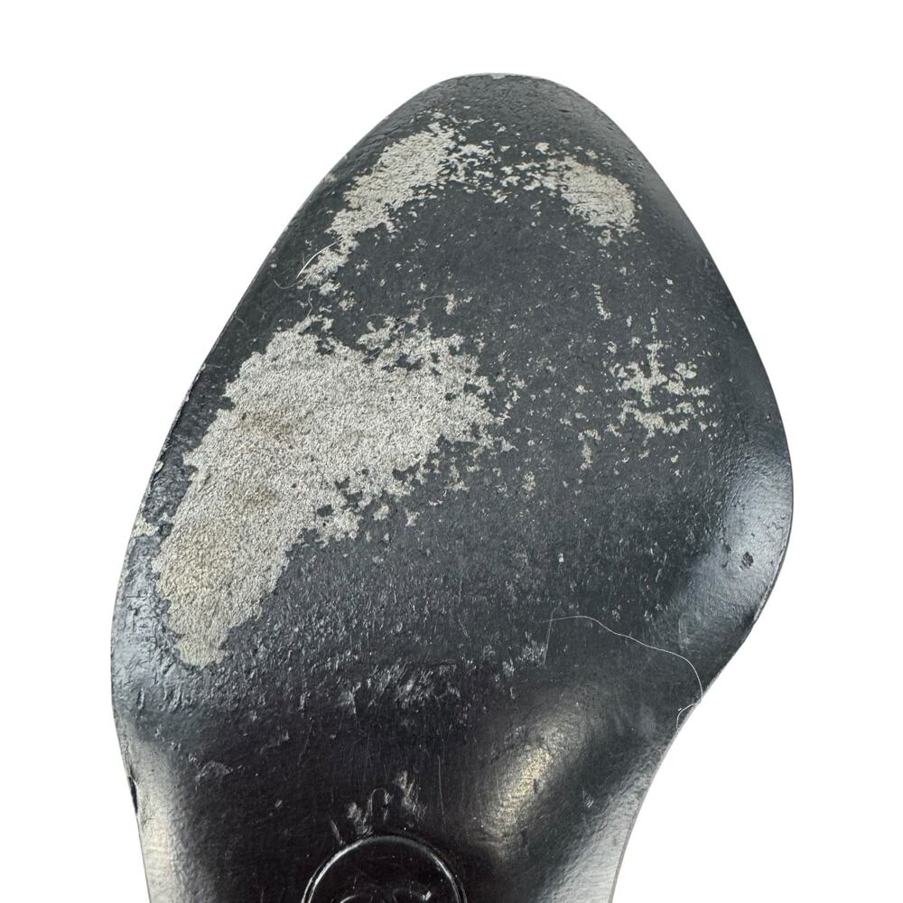 Chanel Vintage CC Suede Heels - Picture 10 of 14
